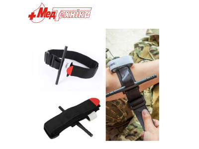 Турникет кровоостанавливающий с алюминиевым зажимом