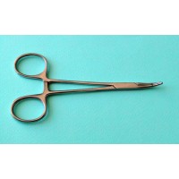 Зажим к/о типа "Москит" изогнутый по плоскости (L=150)