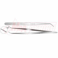 Пинцет зубной изогнутый с насечкой